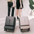 2019 New Front Opening Trolley Case for Women, 20 inch Men's Business Boarding Case, Luggage Compartment, Universal Wheels