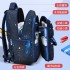 New elementary school student backpack for boys and children in grades 136, pressure reducing waterproof large capacity lightweight backpack