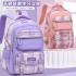 Primary school girls, first to sixth grade children's backpacks, wholesale of new spine protection backpacks to reduce burden, girls' backpacks