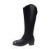 Long tube boots for children, 2024 autumn new style, square headed, small and slim boots that do not fall off, with a high-end feel but only on the knees