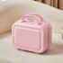 Cute travel luggage, small mini boarding box, 14 inch handheld cosmetics storage box, hard box that can be hung