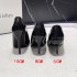 High heeled single shoes for women in the spring of 2024, with pointed and thin heels for wearing on the outside. One foot work shoes for women