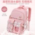 Primary school and girls' backpack lightweight, reduced load, spine protection, large capacity popular backpack for children in grades one to six