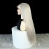 Wig Fashion Women's Chemical Fiber Headset Light Grey # 4503 Long Hair Amazon Hot Selling Manufacturer Wholesale