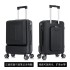 2019 New Front Opening Trolley Case for Women, 20 inch Men's Business Boarding Case, Luggage Compartment, Universal Wheels