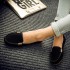 Korean version women's 2022 autumn shallow mouth bean shoes flat single order shoes women's one foot women's shoes lazy shoes large size foreign trade shoes