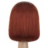 Xuchang real hair lace short straight colored bob wig 13 * 4 human hair wigs