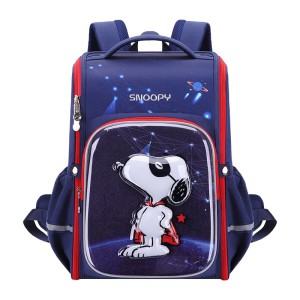 Snoopy Elementary School Student Backpack Wholesale for Grades 1, 2, 3, 4, 5, and 6, Reducing Burden and Protecting Spine, Large Capacity Children's Backpack