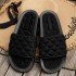 Cross border popular internet celebrity women's fashionable casual slippers in a single drag, comfortable and versatile, wear-resistant slippers