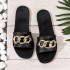 New Sandals for Ladies in Summer, One line Drag, Anti slip, Casual Wear, Beach Shoes for Women, Flat Slippers