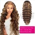 Factory direct sales of Xuchang real hair wig piano color hair curtain p4/27 loose deep human hair