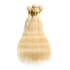 #613 straight human hair bundles, ladies' real hair curtains, golden wig