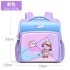 New lightweight square bag for children, waterproof horizontal version backpack for elementary school students, ultra light cartoon astronaut backpack for boys and girls