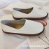 Flat Women's Shoes 2023 Spring New Single Shoes New Autumn Solid Color