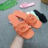 2024 European and American Cross border New Candy Color One Word Slippers Fashion Outerwear Women's Cool Slippers