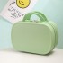 Color blocking portable suitcase, women's small makeup box, convenient 14 inch travel password box, lightweight mini storage bag