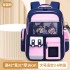 New elementary school backpack for girls, lightweight and reduced weight, spine protection, large capacity children's backpack, wholesale for grades 1-6