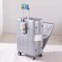 Multi functional luggage with front opening for men and women's travel. New 20 inch universal wheels, large capacity pull rod password box