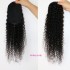 Kinky straight invisible spliced ponytail real hair ponytail puff yaki straight hair