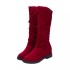 2021 Autumn New Foreign Trade Boots Women's Tall Long Boots Martin Boots Velvet Matte Round Head Thin Leg Women's Shoes Wholesale