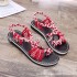 Cross border foreign trade Amazon plus size summer European and American beach sandals women's clip toe knot flat slippers women