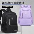 New backpack for female elementary school students to reduce burden and protect spine for boys and girls, British style backpack for boys and girls 1-3-6 children's backpack