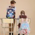 New children's backpacks for boys and girls, made of dinosaur PU leather with large capacity, lightweight and reduced weight, designed for spine protection, wholesale for elementary school students