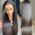 Natural color real hair set, Xuchang wig, full head set, real hair, bone straight, natural color, human hai