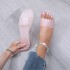 European and American foreign trade plus size women's shoes 2022 independent station Amazon WISH crystal jelly sandals Sandals slippers