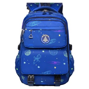 Elementary school students' starry sky leisure backpack, grades 1-3-6, junior high school students' backpack, lightweight refrigerator door, boys' backpack