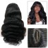 Human hair bangs wigs body wave human hair wig big wave bangs headband