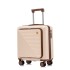 2022 new front opening luggage compartment 18 inch lightweight small travel suitcase for women, computer, and men