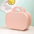 Color blocking portable suitcase, women's small makeup box, convenient 14 inch travel password box, lightweight mini storage bag