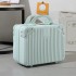 Small and lightweight luggage for women, 14 inch mini student storage and makeup box, portable and easy to carry, with a large capacity