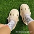 Amazon Cross border Women's Hairy Shoes Shark Cotton Shoes Home Couple Cotton Slippers Slippers Shark fur slides