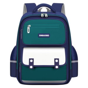 New backpack for boys and girls, primary school students in grades 136, large capacity, reduced load, spine protection, lightweight children's backpack