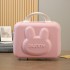 Cartoon Rabbit Password Handheld Box Small Luggage Box Women's Cosmetics Storage Luggage Small and Lightweight 14 inch Travel Box