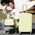 Little Bear Cute Luggage Female Student Son Mother Travel Trolley Leather Children's Password Luggage Silent Universal Wheel