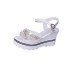 Sandals for women, summer 2018 new item, solid color women's sandals, wedge heel, rhinestone waterproof platform, fashionable women's shoes wholesale