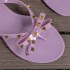 Beach beach shoes, rivet sandals, women's beach outer wear PVC jelly shoes, summer cross-border transparent anti slip cool slippers