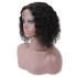 European and American real hair wig, front lace headband 13 * 4front curved bob wig, human hair