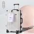 2023 New Explosive Luggage Cute Girl Travel Luggage College Student Universal Wheel Multi functional Trolley Case 24