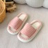 2024 new fur slippers for indoor and home use, soft bottom for home and outdoor wear, with a strong sense of stepping on feces, thick bottom cotton slippers for autumn and winter