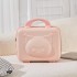 Cartoon candy colored suitcase for women, 14 inch portable makeup bag, cute, large capacity, mini, portable, mother and child box for students