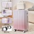 2023 New Explosive Gradient Luggage Multi functional Trolley Box for Girls with Ultra High Beauty Password Box 20 inches