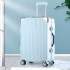 New luggage with aluminum frame, 20 inch retro style suitcase, universal wheel travel case, 24 female and male student password login case