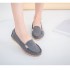 Korean version women's 2022 autumn shallow mouth bean shoes flat single order shoes women's one foot women's shoes lazy shoes large size foreign trade shoes