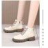 Lace up Martin boots for women 2023 autumn and winter new British style fashionable and comfortable Chelsea boots thick soled fashion short boots