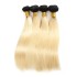 Real person hair 1b/613 straight wave T color hair curtain, women's special golden wig