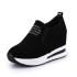 Cross border thick soled sponge cake sports women's singles shoes for students to look taller and slimmer with just one foot, Korean version casual women's singles shoes